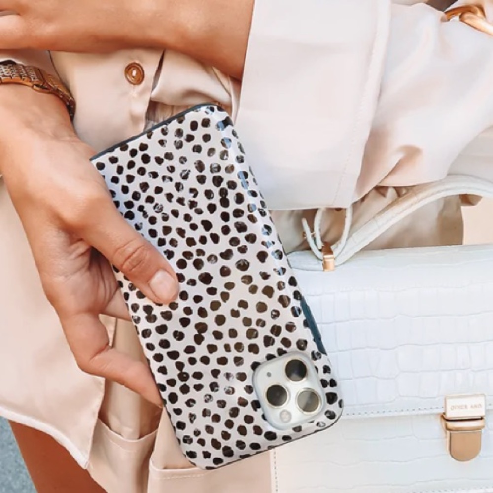 NWT Burga Tough iPhone 12 Max Case in Almond Latte